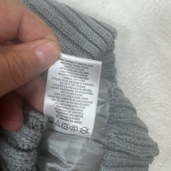 US Polo Assn. Sweater Vest Womens Size Medium Gray Knit Hooded Cowgirl - Picture 5 of 8